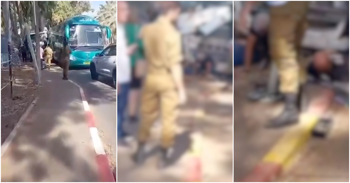 Camion sulla fermata del bus a Tel Aviv, il video girato subito dopo lo schianto: i soccorsi e le persone incastrate sotto le lamiere