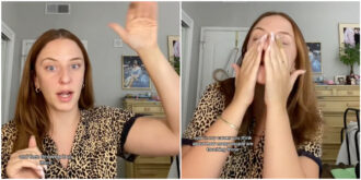 Copertina di “Vi svelo una delle più parti più sporche dell’aereo: la cintura. Sopra ci sono finiti pannolini pieni di ca***a e vomito”: lo rivela un’assistente di volo su TikTok