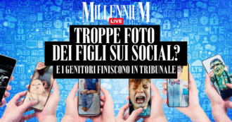 Copertina di “Troppe foto dei figli sui social? E i genitori finiscono in tribunale”. Segui la diretta di Millennium Live