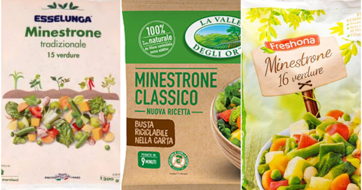 La classifica di Altroconsumo sui migliori minestroni surgelati da comprare al supermercato: sul podio Esselunga, male Orogel e Findus