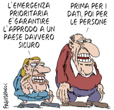 Copertina di La vignetta di Franzaroli