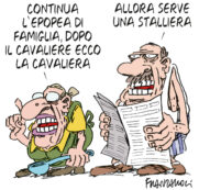 Copertina di La vignetta di Franzaroli