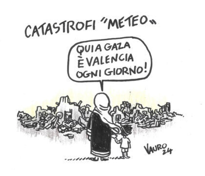 Copertina di La vignetta di Vauro