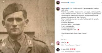 Copertina di Vasco Rossi, il post dedicato al padre diventa un caso: “Non ti sei piegato ai nazifascisti. Ora sono tornati, bulli e arroganti”. E Mollicone (FdI) replica stizzito