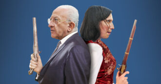 Copertina di De Luca batte Schlein 1-0.  Primo sì al terzo mandato