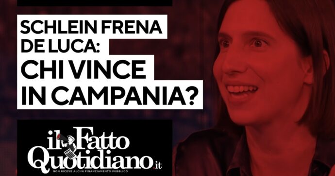 Copertina di Schlein frena De Luca sul terzo mandato, chi vince in Campania? Segui la diretta con Peter Gomez