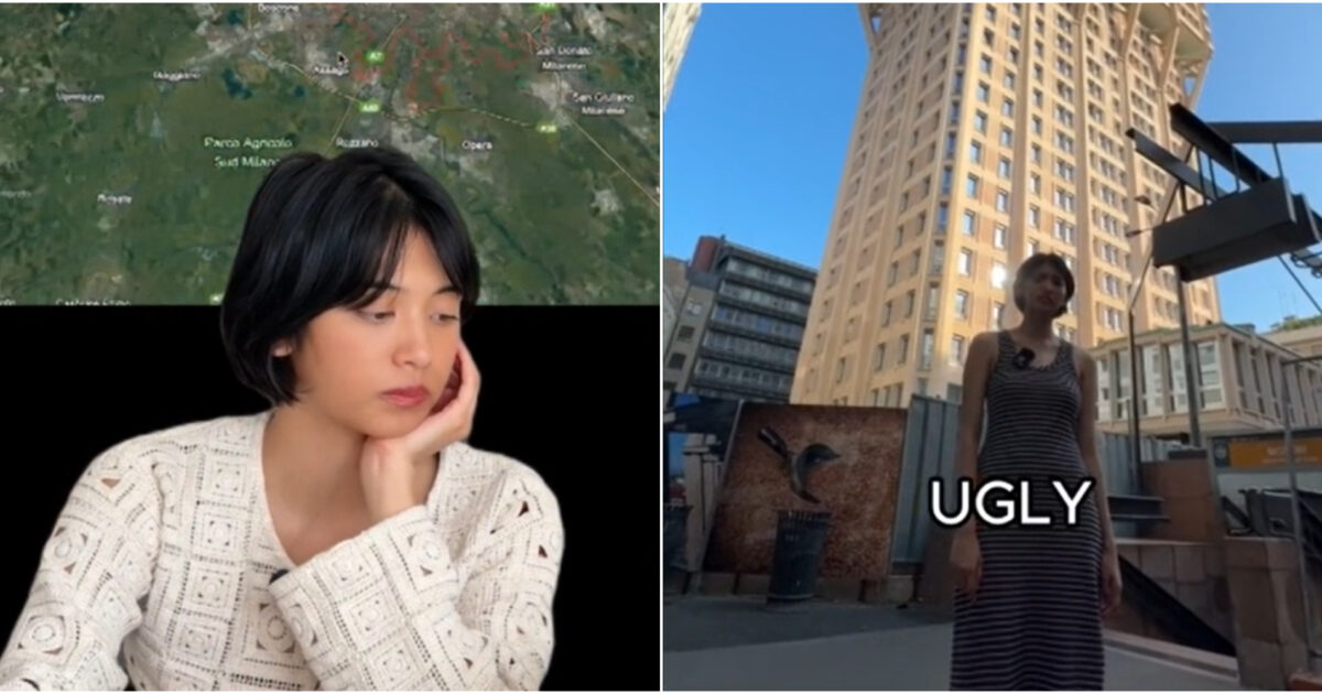 “È brutta”: l’influencer Natasha Gupta boccia la Torre Velasca di Milano. Scoppia la polemica: “È un capolavoro dell’architettura contemporanea”