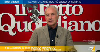 Copertina di Elezioni Usa, Travaglio a La7: “L’Europa rischia la 3ª guerra mondiale nucleare, mi auguro che vinca chi allontana questo pericolo mortale”