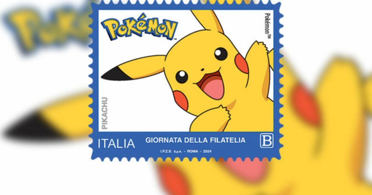 “Pikachu rappresenta il patrimonio culturale italiano”: il Ministero dedica un francobollo all’iconico Pokémon