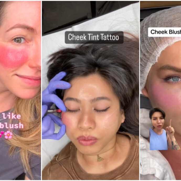 Su TikTok spopola la moda di tatuarsi le guance: che cos’è il Cheek Tint Tattoo e quali sono i rischi