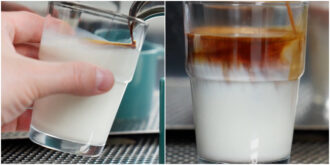 Copertina di Cosa succede se si mette del latte gelido nel caffè bollente? Nasce il dirty coffee (che spopola su TikTok)