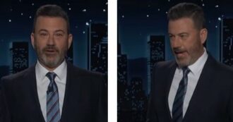 Copertina di “Spero che Trump mi permetta di condividere una cella di prigione con Taylor Swift. Sono davvero bravo a creare braccialetti”: Jimmy Kimmel apre lo show in lacrime dopo i risultati elettorali