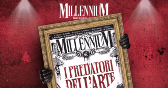 Copertina di Millennium è disponibile su Amazon e sui principali store online: il nuovo numero sui “predatori dell’arte”