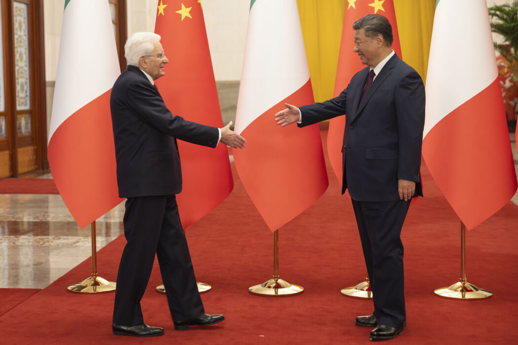 Il Presidente della Repubblica, Sergio Mattarella con il Presidente della Repubblica Popolare Cinese, Xi Jinping, in occasione della visita di Stato
(foto di Francesco Ammendola – Ufficio per la Stampa e la Comunicazione della Presidenza della Repubblica)Politica, 08 novembre 2024 Pechino, Cina (Foto Ufficio stampa Quirinale/LaPresse)