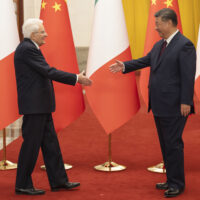 Il Presidente della Repubblica, Sergio Mattarella con il Presidente della Repubblica Popolare Cinese, Xi Jinping, in occasione della visita di Stato
(foto di Francesco Ammendola – Ufficio per la Stampa e la Comunicazione della Presidenza della Repubblica)Politica, 08 novembre 2024 Pechino, Cina (Foto Ufficio stampa Quirinale/LaPresse)