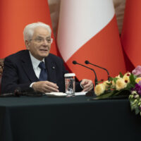 Il Presidente della Repubblica, Sergio Mattarella, e il Presidente della Repubblica Popolare Cinese, Xi Jinping, alla presentazione dei risultati del Forum culturale Italia – Cina
(foto di Francesco Ammendola – Ufficio per la Stampa e la Comunicazione della Presidenza della Repubblica)Politica, 08 novembre 2024 Pechino, Cina (Foto Ufficio stampa Quirinale/LaPresse)