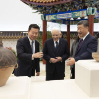 Il Presidente della Repubblica, Sergio Mattarella con il Presidente della Repubblica Popolare Cinese, Xi Jinping, in occasione della visita di Stato
(foto di Francesco Ammendola – Ufficio per la Stampa e la Comunicazione della Presidenza della Repubblica)Politica, 08 novembre 2024 Pechino, Cina (Foto Ufficio stampa Quirinale/LaPresse)