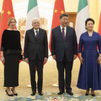 Il Presidente della Repubblica, Sergio Mattarella e la Sig.ra Laura con il Presidente della Repubblica Popolare Cinese, Xi Jinping e consorte 
(foto di Francesco Ammendola – Ufficio per la Stampa e la Comunicazione della Presidenza della Repubblica)Politica, 08 novembre 2024 Pechino, Cina (Foto Ufficio stampa Quirinale/LaPresse)