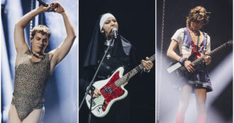 Copertina di Mettere assieme uno spogliarello e una suora? Sì può se poi c’è anche l’apparizione di Sailor Moon. Il colpo di scena dei Punkcake a X Factor 2024 – IL VIDEO