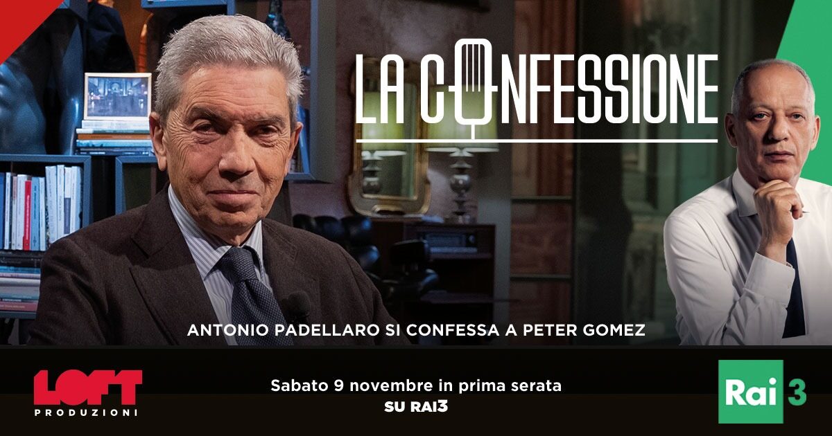 La Confessione di Peter Gomez: la finta sfuriata di Berlusconi ad Antonio Padellaro, Italo Bocchino “receptionist” della vicina di casa trans – Anticipazioni ultima puntata