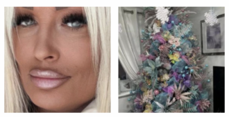 Copertina di “Ho già fatto l’albero di Natale spendendo 180 euro, ho postato le foto su Facebook e ho ricevuto una marea di offese”: la storia di Joanne Rayworth