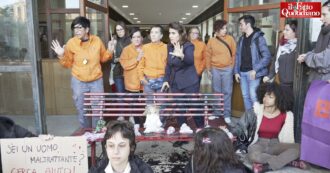 Copertina di Cecchettin, femministe bloccano l’ingresso di Lettere alla Sapienza: “87 donne uccise nel 2024. Le panchine rosse non ci bastano più”