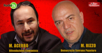 Copertina di La Zanzara, lite tra Acerbo (Prc) e Rizzo. “Stai con Vannacci, sei un saltimbanco e fenomeno da baraccone “. “Trotskista cagasotto”