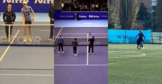 Copertina di I dribbling a calcio e la partita persa a bocce (con penitenza): i video della giornata off di Jannik Sinner alle Atp Finals