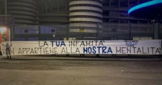 Copertina di La curva dell’Inter attacca l’ex leader Beretta dopo il pentimento “Sei un infame”