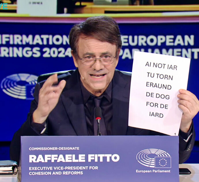  “Sono stato bravissimo, ai op tu pas…”. L’imitazione è da ridere