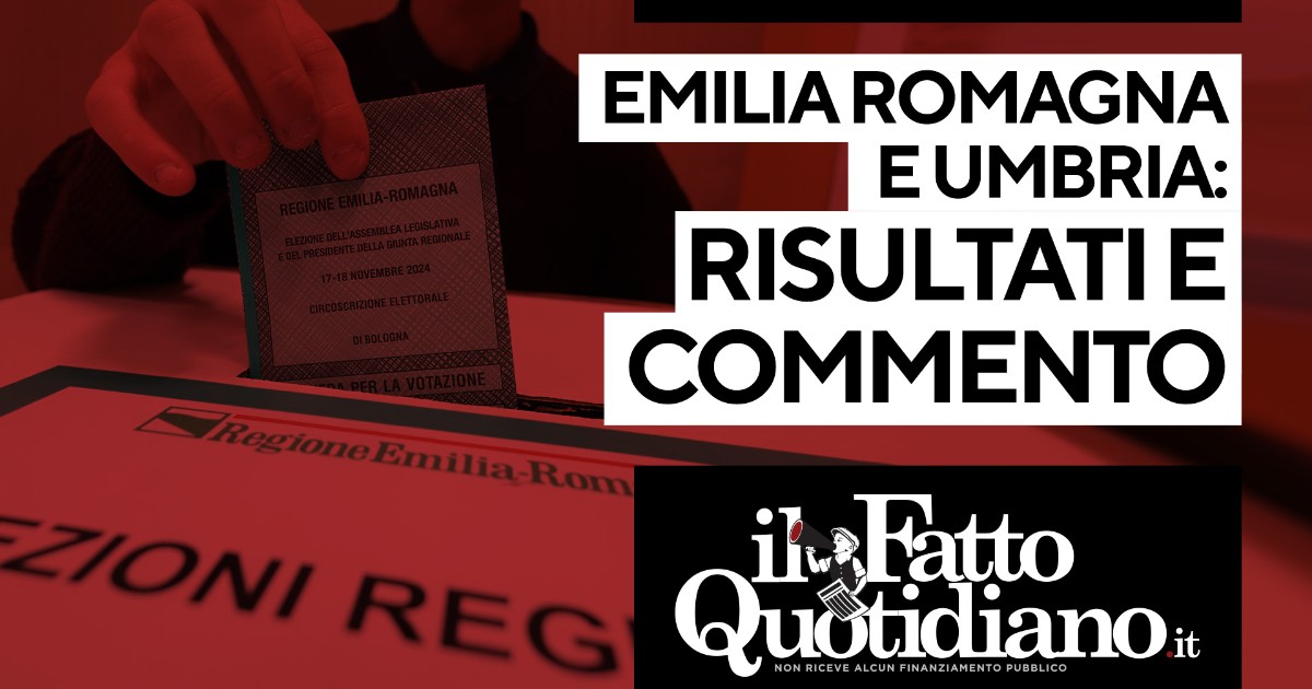 Elezioni regionali in Emilia Romagna e Umbria: risultati e commento in diretta con Peter Gomez