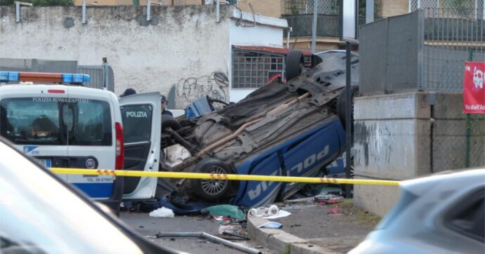 Scontro tra due auto della polizia a Roma: muore un agente, altri due rimangono feriti