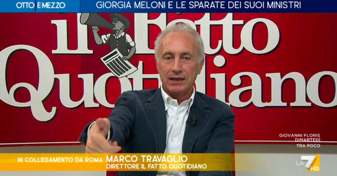 Copertina di Ucraina, Travaglio a La7: “Biden? Un presidente inabile che, indotto dai suoi burattinai, ha deciso di alzare l’escalation. Mossa gravissima”