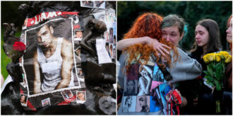 Copertina di Ai funerali di Liam Payne commozione dei One Direction e della fidanzata Kate Cassidy. La famiglia: “Siamo devastati, sarà sempre il nostro bambino”