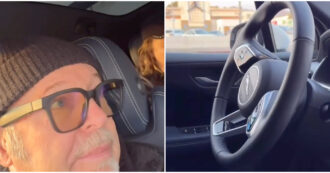 Copertina di “Questo è il futuro, guida meglio di me. Ma la musica che si ascolta è inquietante”: Vasco Rossi fa il suo debutto su un robotaxi – IL VIDEO