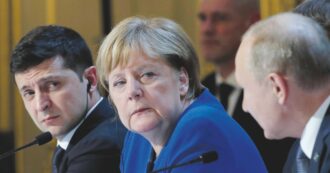 Copertina di Merkel: “Aver offerto la Nato all’Ucraina fu una dichiarazione di guerra a Mosca”