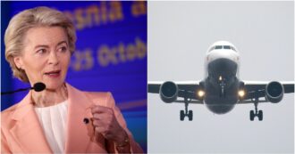 Copertina di “C’è un medico a bordo?”: Ursula von der Leyen soccorre in aereo un passeggero che ha un malore