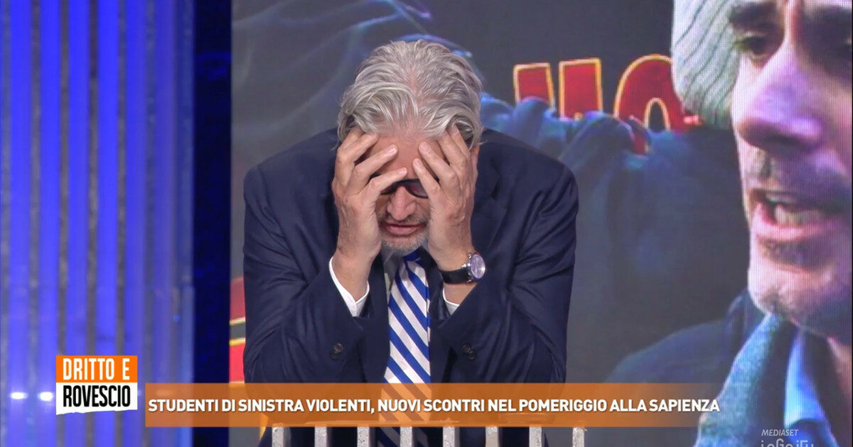 Paolo Del Debbio perde le staffe dopo le parole di Laura Boldrini e bestemmia in diretta a “Dritto e rovescio”: “Ma **********” – VIDEO