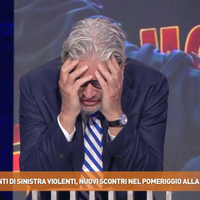 Paolo Del Debbio perde le staffe dopo le parole di Laura Boldrini e bestemmia in diretta a “Dritto e rovescio”: “Ma **********” – VIDEO