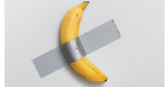 Copertina di La banana di Cattelan venduta a sei milioni: uno schiaffo alla miseria