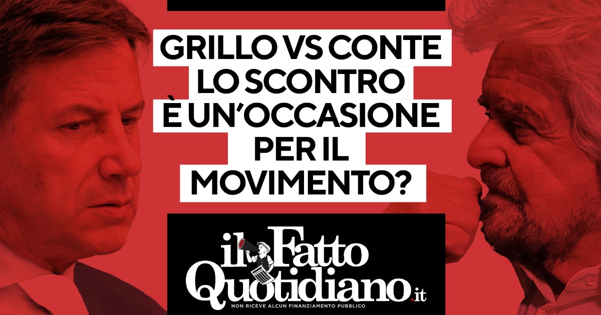 Grillo – Conte: lo scontro è un’occasione per il M5S? Segui la diretta con Peter Gomez e Luca De Carolis