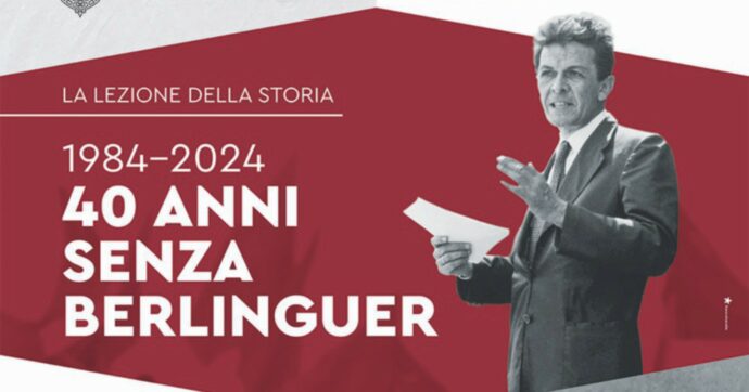 Copertina di ‘Quarant’anni senza Berlinguer’ Oggi Travaglio ospite a Cagliari