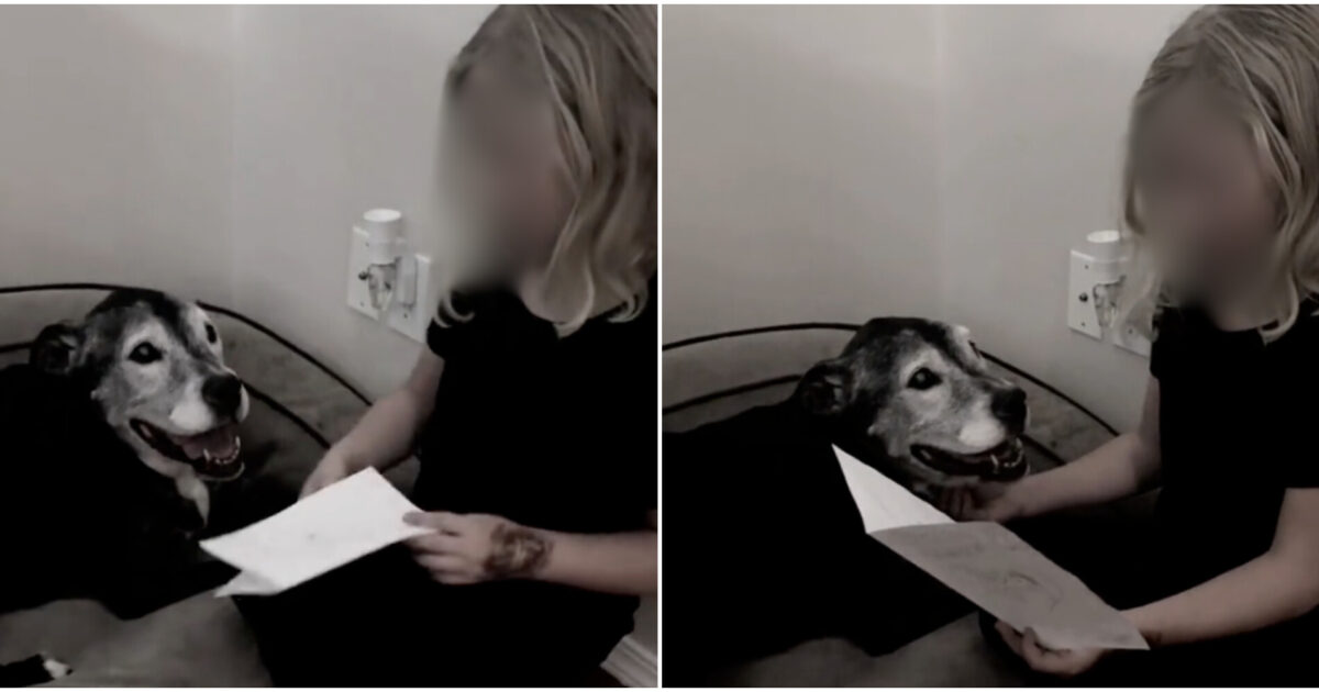 La lettera d’addio di una bimba di 9 anni al suo cane: “Ti amavo quando eri qui e continuerò ad amarti ora che non ci sei più” – Il video virale