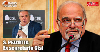 Copertina di Sciopero, l’ex segretario Cisl Pezzotta contro Sbarra: “Errore non unirsi a Cgil e a Uil, mai nella storia abbiamo sostenuto governi di destra”