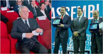 Copertina di Gelo tra Salvini e Tajani all’assemblea di Alis: i due non si salutano a margine degli interventi