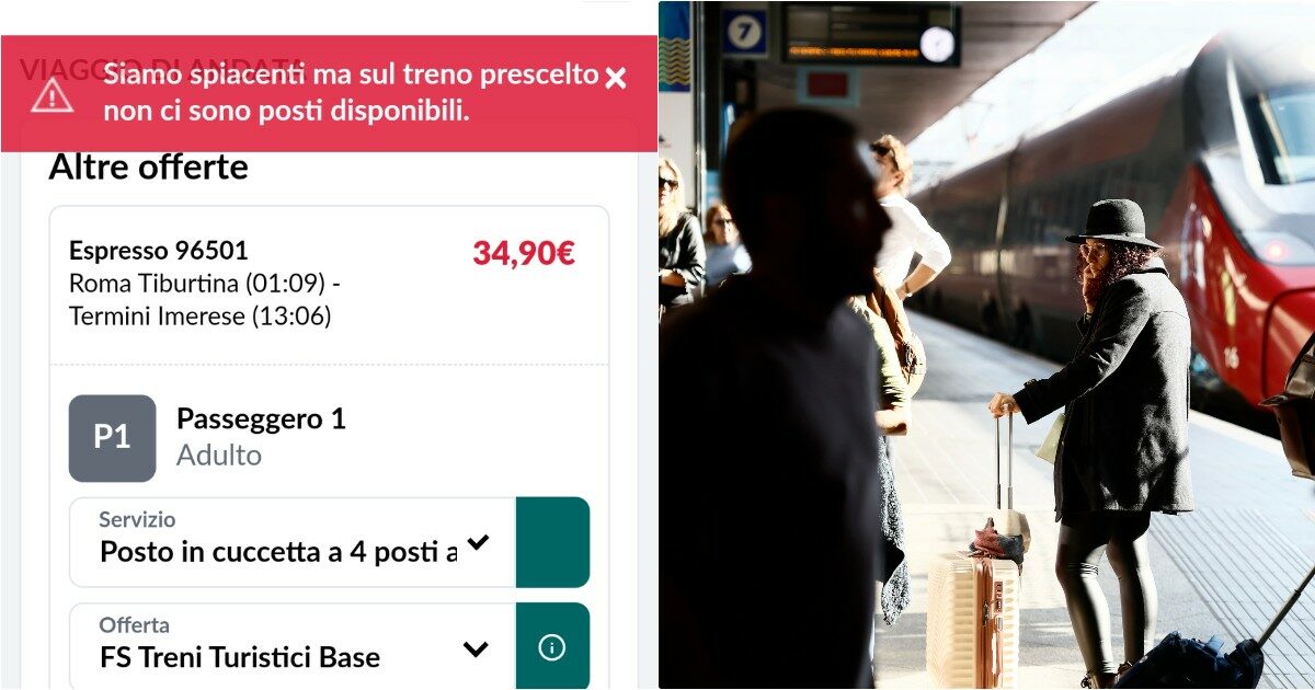 Sicilia express, sito in tilt e biglietti subito esauriti per il treno dei fuorisede. Ma la Regione promette: “Presto un altro convoglio”