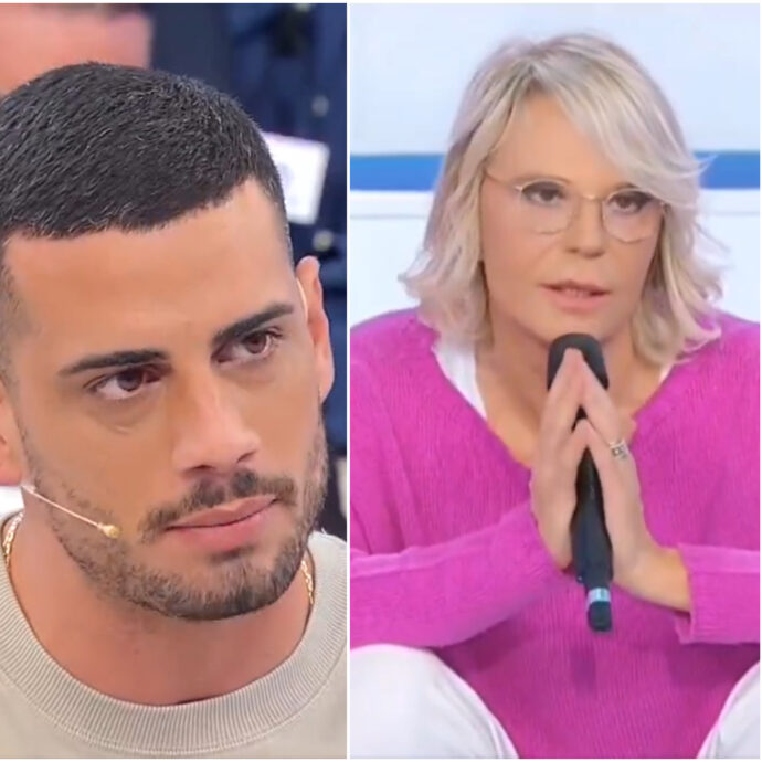 Maria De Filippi elimina Alessio Pecorelli da Uomini e Donne: “Non mi provocare, altrimenti rispondo”. Anche Mario Cusitore lascia lo studio