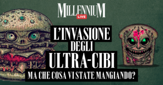 Copertina di L’invasione degli ultracibi: ma che cosa vi state mangiando? La diretta di MillenniumLive