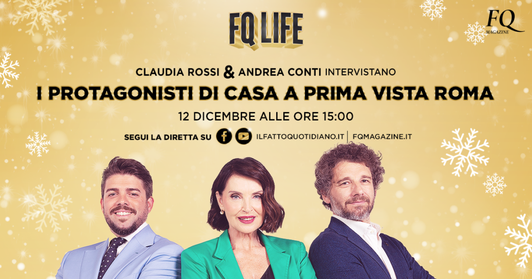 Casa a prima vista a FqLife: Corrado Sassu, Blasco Pulieri e Nadia Mayer in diretta con Claudia Rossi e Andrea Conti