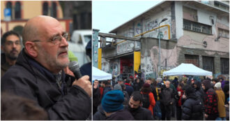 Copertina di Sfratto del Leoncavallo, centinaia di persone in attesa dell’ufficiale giudiziario: “Va trovata una soluzione diversa”